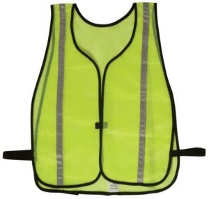 Vests - Economy Style 100% Polyester Mesh w/ Reflective Silver